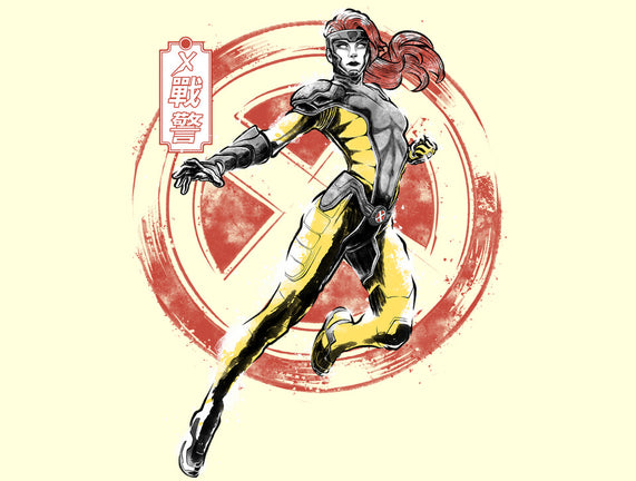 Psychic Phoenix Sumi-E