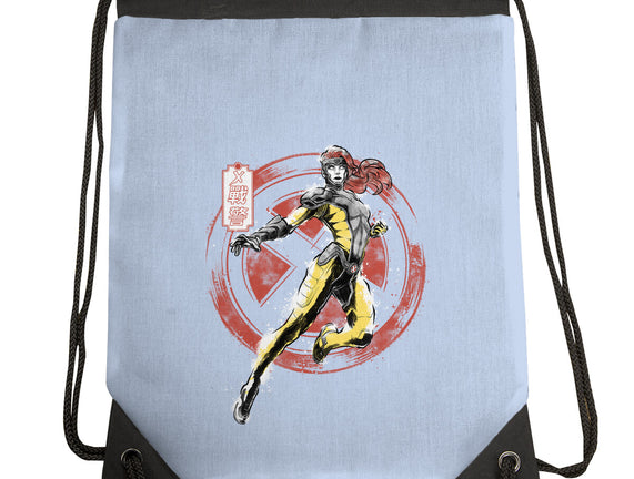 Psychic Phoenix Sumi-E