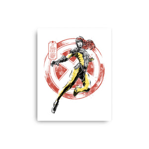 Psychic Phoenix Sumi-E