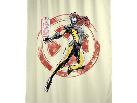 Psychic Phoenix Sumi-E