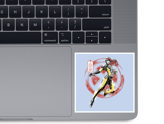 Psychic Phoenix Sumi-E