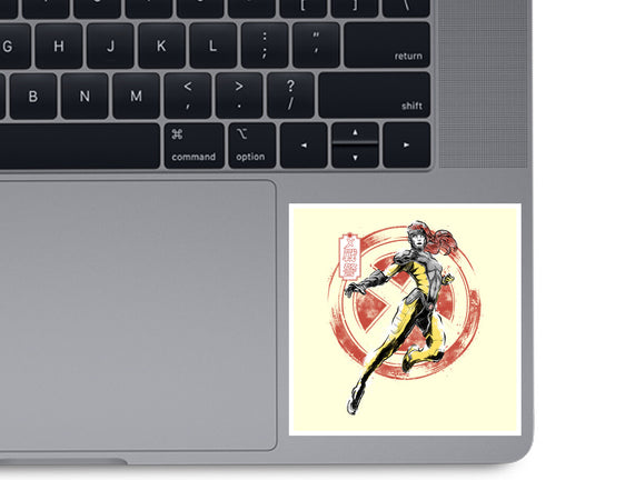 Psychic Phoenix Sumi-E