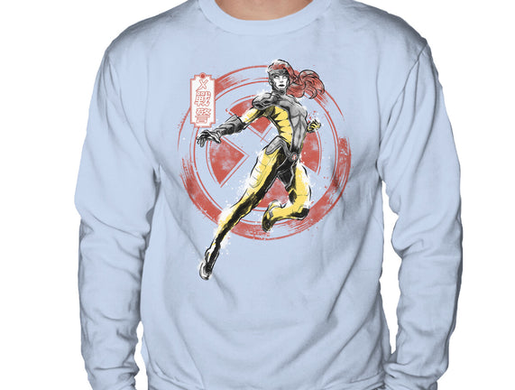 Psychic Phoenix Sumi-E