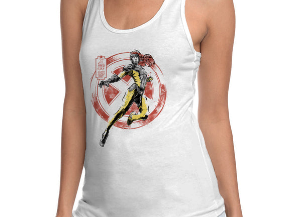 Psychic Phoenix Sumi-E