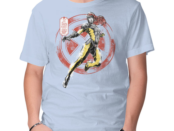 Psychic Phoenix Sumi-E