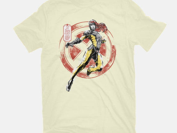 Psychic Phoenix Sumi-E