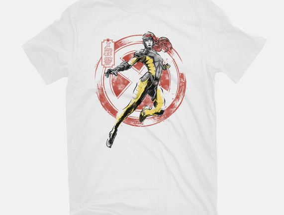 Psychic Phoenix Sumi-E