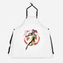 Psychic Phoenix Sumi-E-Unisex-Kitchen-Apron-Astrobot Invention