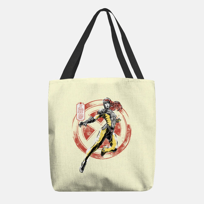 Psychic Phoenix Sumi-E-None-Basic Tote-Bag-Astrobot Invention