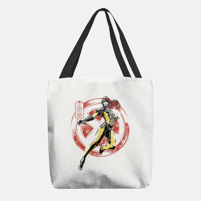 Psychic Phoenix Sumi-E-None-Basic Tote-Bag-Astrobot Invention