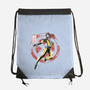 Psychic Phoenix Sumi-E-None-Drawstring-Bag-Astrobot Invention