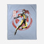 Psychic Phoenix Sumi-E-None-Fleece-Blanket-Astrobot Invention