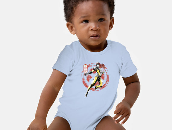 Psychic Phoenix Sumi-E