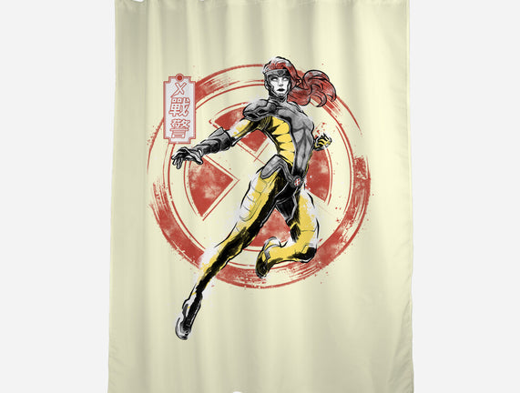 Psychic Phoenix Sumi-E