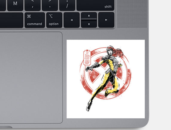 Psychic Phoenix Sumi-E