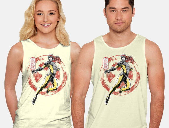 Psychic Phoenix Sumi-E