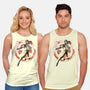 Psychic Phoenix Sumi-E-Unisex-Basic-Tank-Astrobot Invention