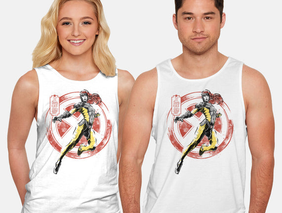 Psychic Phoenix Sumi-E