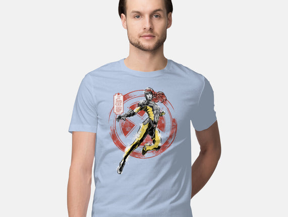 Psychic Phoenix Sumi-E