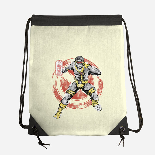 Beam Master Sumi-E-None-Drawstring-Bag-Astrobot Invention