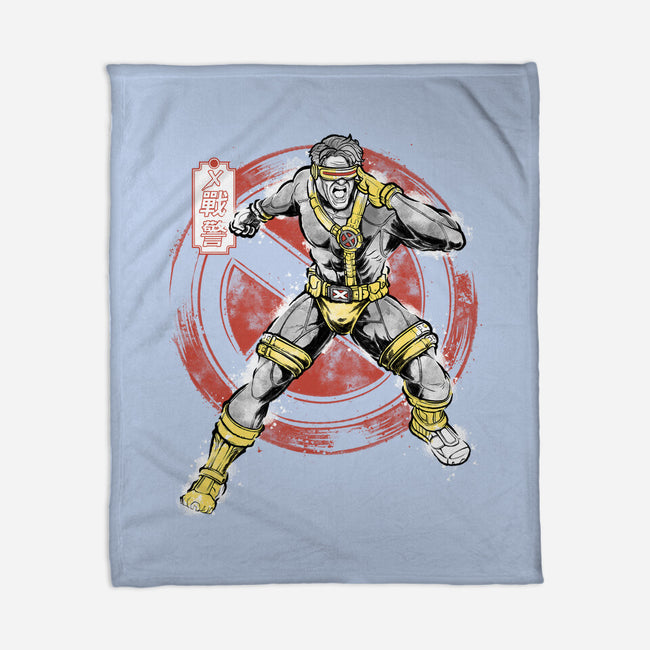 Beam Master Sumi-E-None-Fleece-Blanket-Astrobot Invention