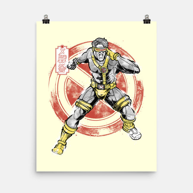 Beam Master Sumi-E-None-Matte-Poster-Astrobot Invention