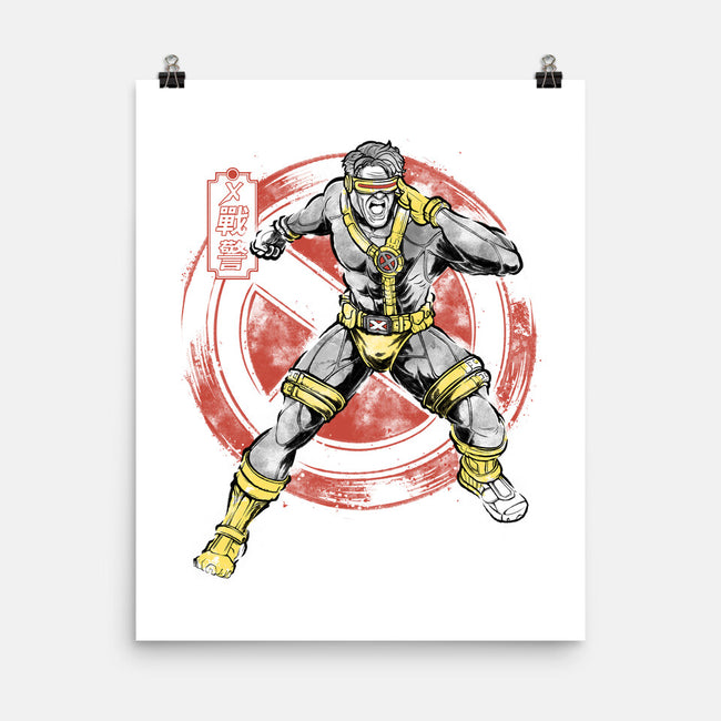 Beam Master Sumi-E-None-Matte-Poster-Astrobot Invention
