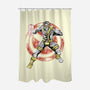 Beam Master Sumi-E-None-Polyester-Shower Curtain-Astrobot Invention
