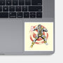 Beam Master Sumi-E-None-Glossy-Sticker-Astrobot Invention