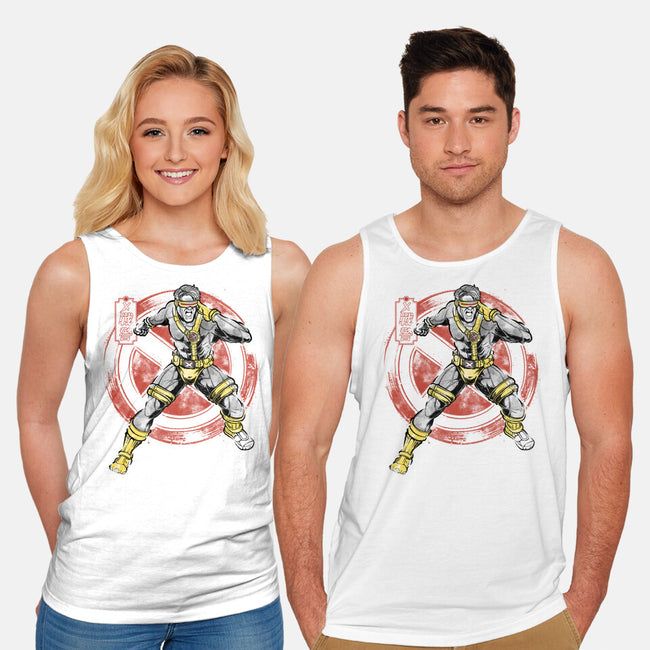 Beam Master Sumi-E-Unisex-Basic-Tank-Astrobot Invention
