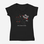 Not Today Cupid-Womens-V-Neck-Tee-Popnotic