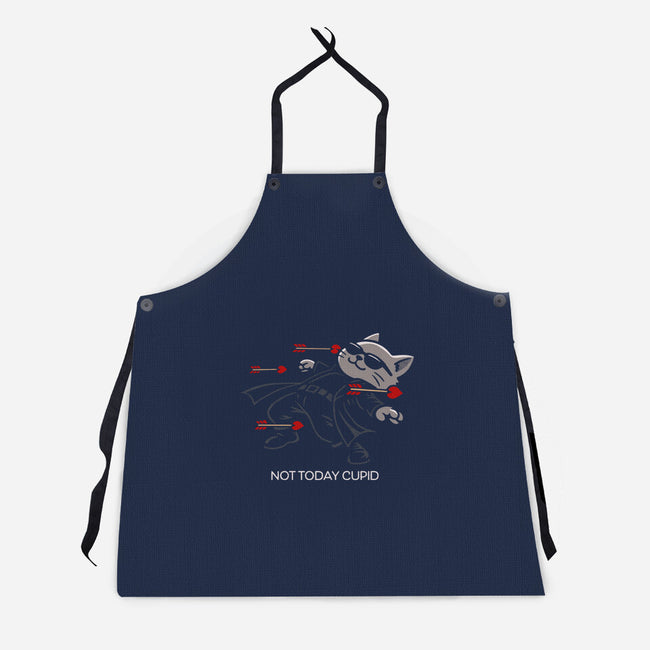 Not Today Cupid-Unisex-Kitchen-Apron-Popnotic