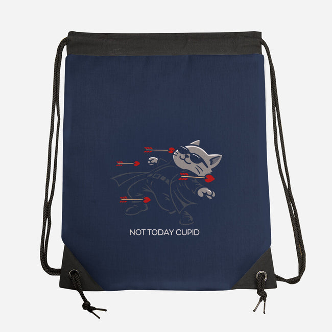 Not Today Cupid-None-Drawstring-Bag-Popnotic
