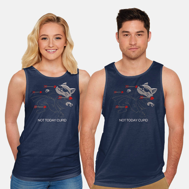 Not Today Cupid-Unisex-Basic-Tank-Popnotic