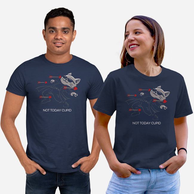 Not Today Cupid-Unisex-Basic-Tee-Popnotic