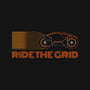 Retro Futurism Ride The Grid-Womens-V-Neck-Tee-sachpica