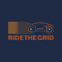 Retro Futurism Ride The Grid-Unisex-Basic-Tee-sachpica