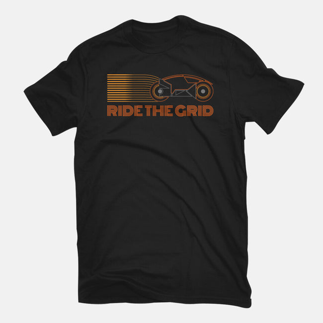 Retro Futurism Ride The Grid-Youth-Basic-Tee-sachpica