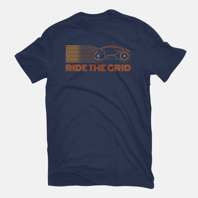 Retro Futurism Ride The Grid-Womens-Basic-Tee-sachpica
