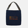 Retro Futurism Ride The Grid-None-Adjustable Tote-Bag-sachpica