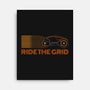 Retro Futurism Ride The Grid-None-Stretched-Canvas-sachpica