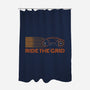 Retro Futurism Ride The Grid-None-Polyester-Shower Curtain-sachpica