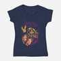 Lost Boy-Womens-V-Neck-Tee-Estudio Horta