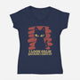 Because I Gave Up-Womens-V-Neck-Tee-Popnotic