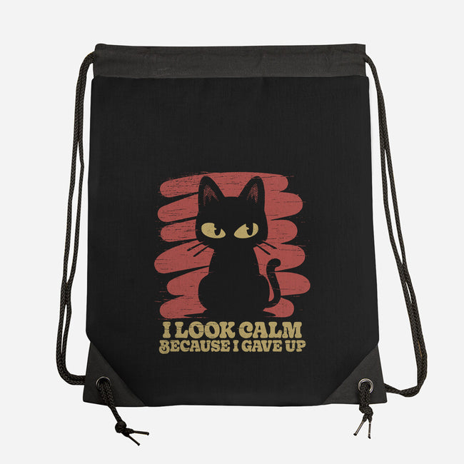 Because I Gave Up-None-Drawstring-Bag-Popnotic