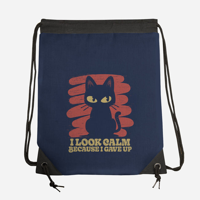 Because I Gave Up-None-Drawstring-Bag-Popnotic