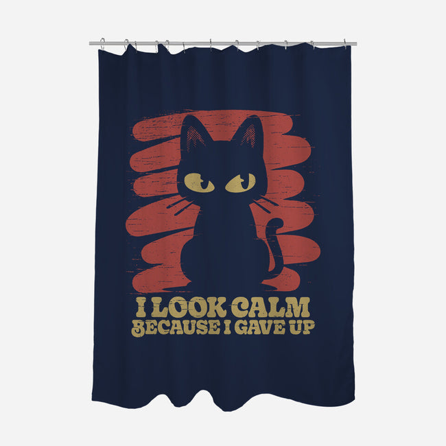 Because I Gave Up-None-Polyester-Shower Curtain-Popnotic