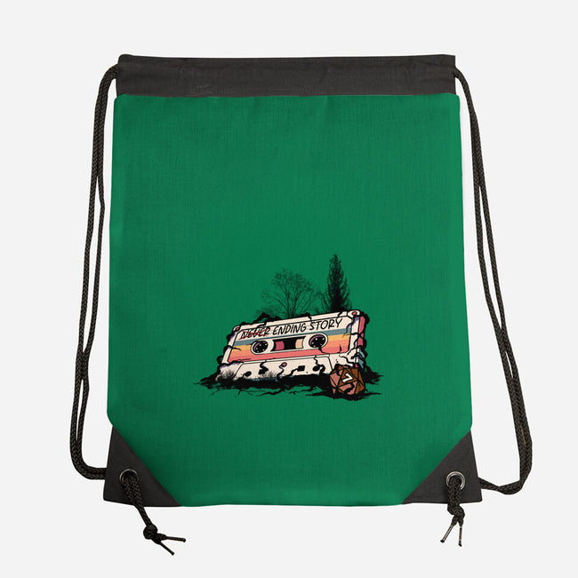 Ending Story-None-Drawstring-Bag-fanfabio