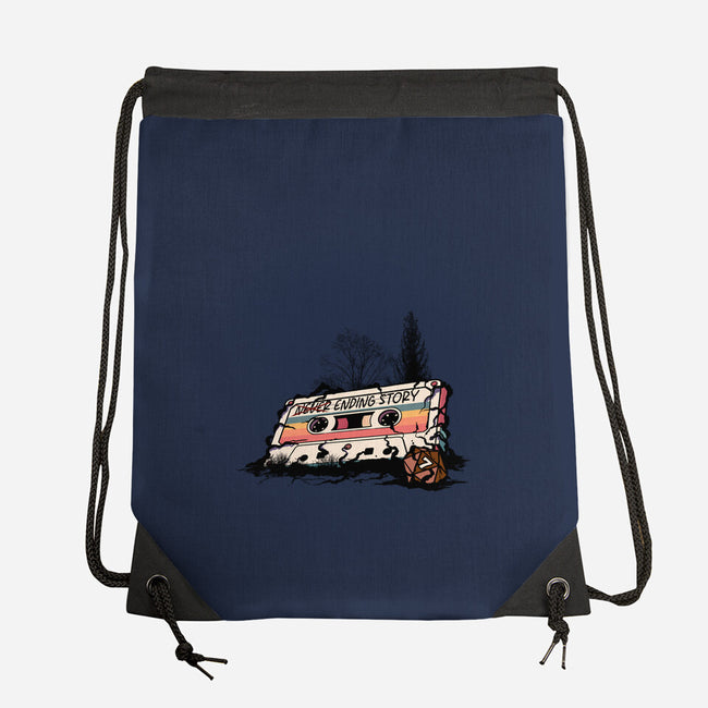Ending Story-None-Drawstring-Bag-fanfabio