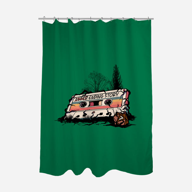 Ending Story-None-Polyester-Shower Curtain-fanfabio